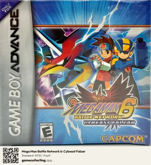 Mega Man Battle Network 6: Cybeast Falzar Game Boy Advance, NTSC box front
