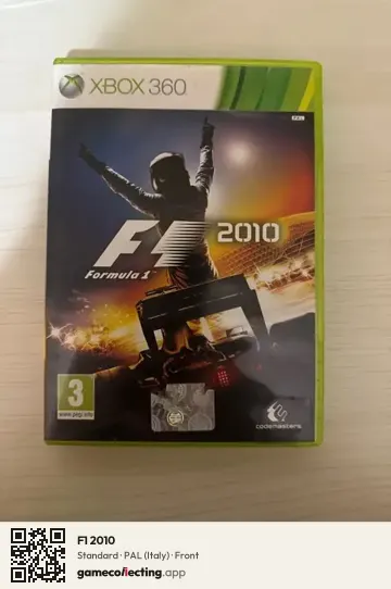 F1 2010 Xbox 360, Italy box front