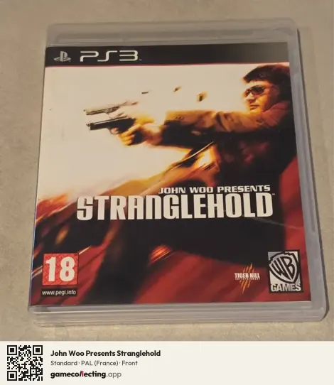 John Woo Presents Stranglehold PlayStation 3, France box front