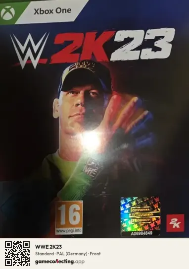 WWE 2K23 Xbox One, Germany box front