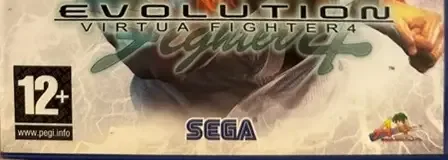 Virtua Fighter 4 Evolution, the PEGI square on its front