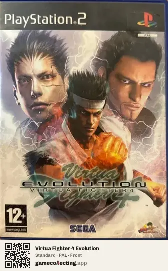 Virtua Fighter 4 Evolution PlayStation 2, PAL box front