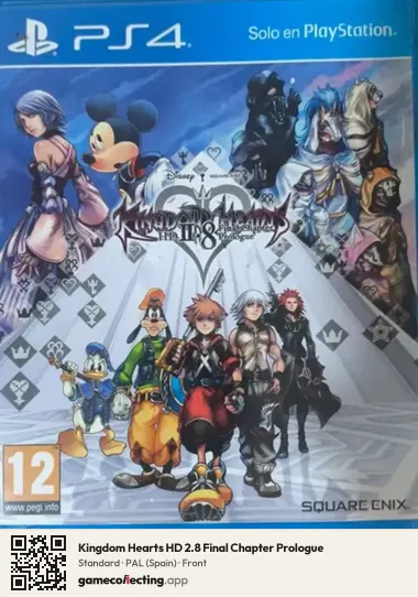Kingdom Hearts HD 2.8 Final Chapter Prologue PlayStation 4, Spain box front