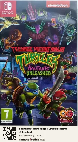 Teenage Mutant Ninja Turtles: Mutants Unleashed Nintendo Switch, Germany box front