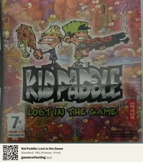 Kid Paddle: Lost in the Game Nintendo DS, France box front