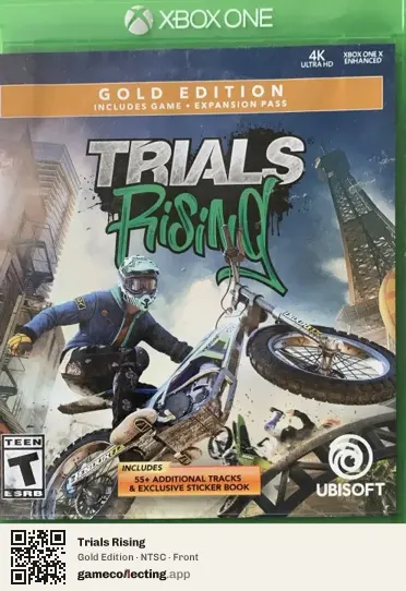 Trials Rising Xbox One, NTSC box front