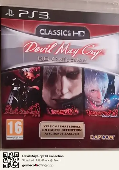 Devil May Cry HD Collection PlayStation 3, France box front
