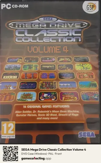 SEGA Mega Drive Classic Collection Volume 4 Computer, PAL box front