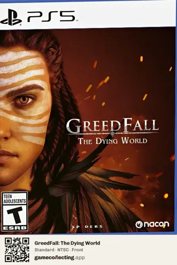 GreedFall: The Dying World PlayStation 5, NTSC box front