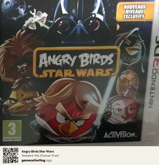 Angry Birds Star Wars Nintendo 3DS, France box front