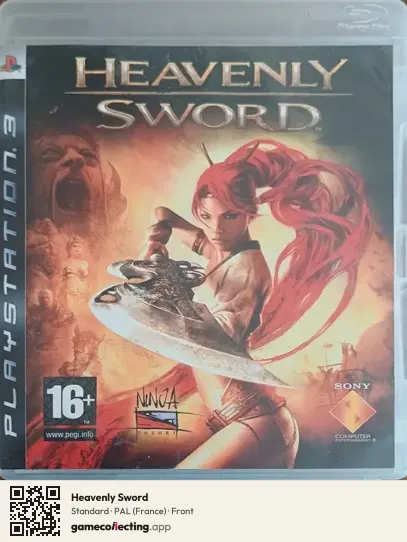 Heavenly Sword PlayStation 3, France box front