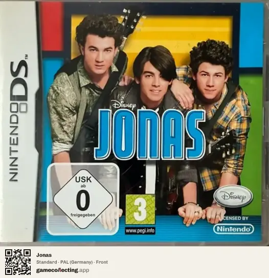 Jonas Nintendo DS, Germany box front