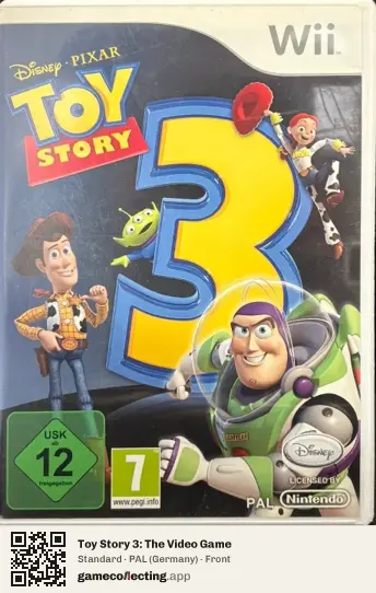Toy Story 3: The Video Game Nintendo Wii, Germany box front