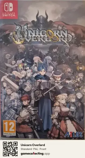 Unicorn Overlord Nintendo Switch, PAL box front