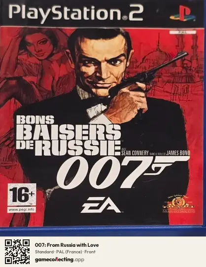 007: From Russia with Love PlayStation 2, France box front