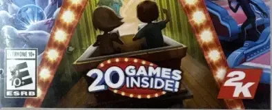 Carnival Games, the ESRB box on its front
