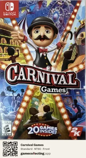 Carnival Games Nintendo Switch, NTSC box front