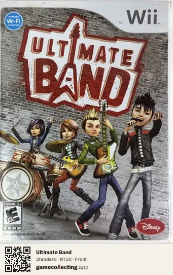 Ultimate Band Nintendo Wii, NTSC box front