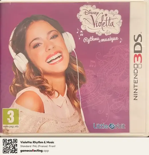 Violetta: Rhythm & Music Nintendo 3DS, France box front