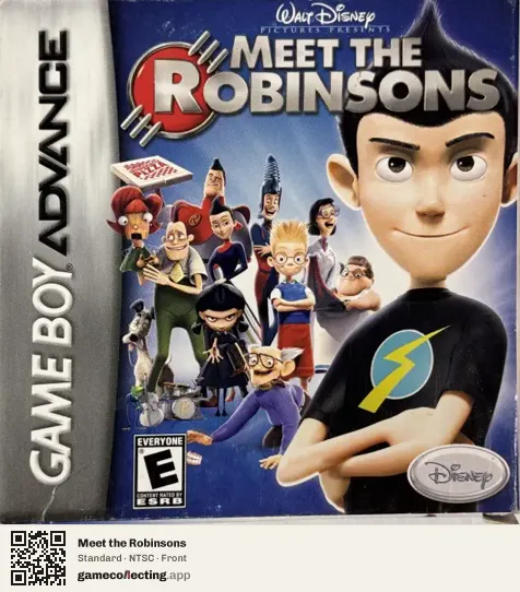 Meet the Robinsons Game Boy Advance, NTSC box front