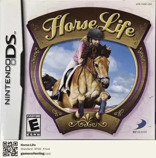 Horse Life Nintendo DS, NTSC box front