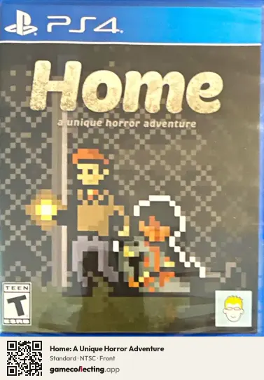 Home: A Unique Horror Adventure PlayStation 4, NTSC box front
