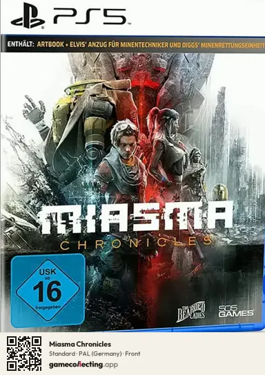 Miasma Chronicles PlayStation 5, Germany box front