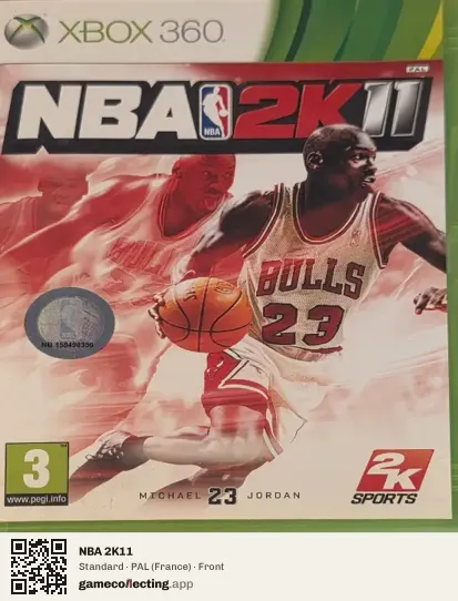 NBA 2K11 Xbox 360, France box front