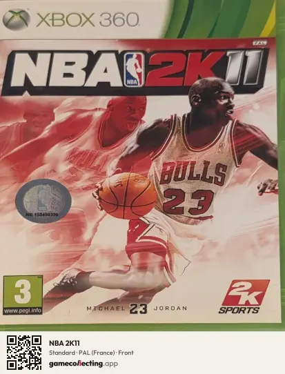 NBA 2K11 Xbox 360, France box front