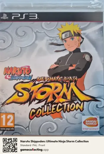 Naruto Shippuden: Ultimate Ninja Storm Collection PlayStation 3, PAL box front