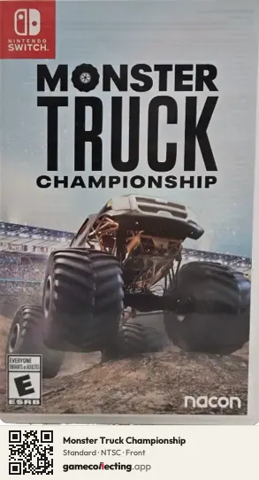 Monster Truck Championship Nintendo Switch, NTSC box front
