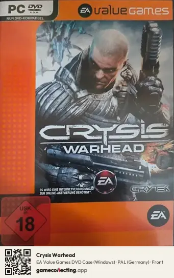 Crysis Warhead Computer, Germany box front