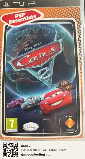Cars 2 PlayStation Portable, France box front