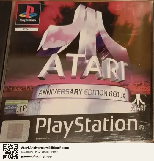 Atari Anniversary Edition Redux PlayStation, Spain box front