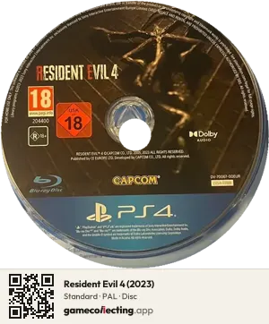 Resident Evil 4 (2023) PlayStation 4, PAL disc