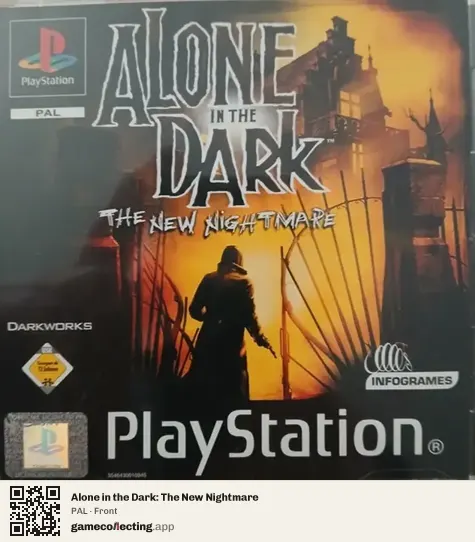 Alone in the Dark: The New Nightmare PlayStation, PAL box front