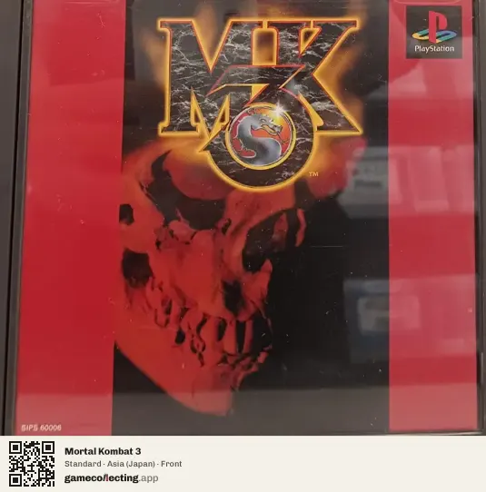 Mortal Kombat 3 PlayStation, Asia box front