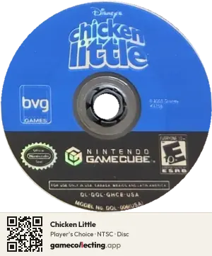 Chicken Little Nintendo GameCube, NTSC disc