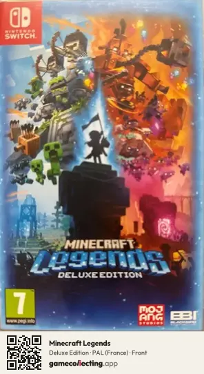 Minecraft Legends Nintendo Switch, France box front