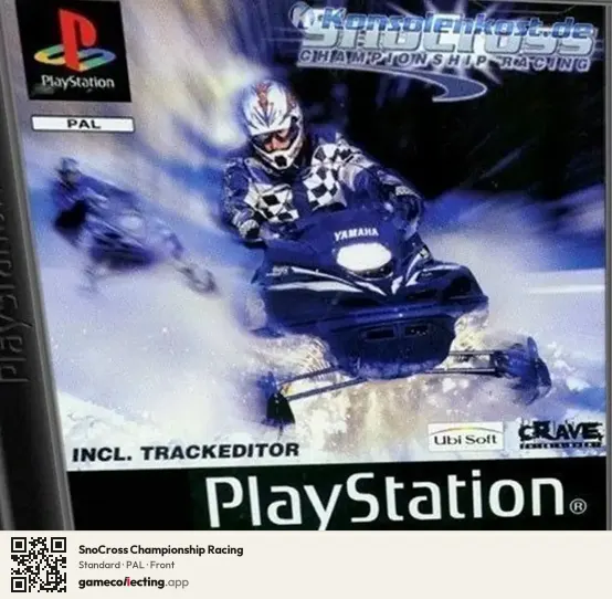 SnoCross Championship Racing PlayStation, PAL box front