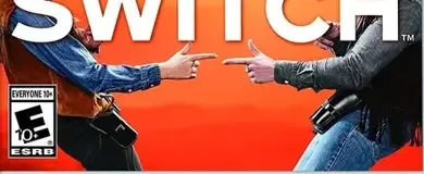1-2-Switch, the ESRB box on its front