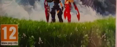 Xenoblade Chronicles 2, the PEGI square on its front