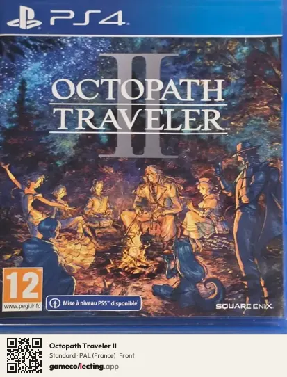Octopath Traveler II PlayStation 4, France box front