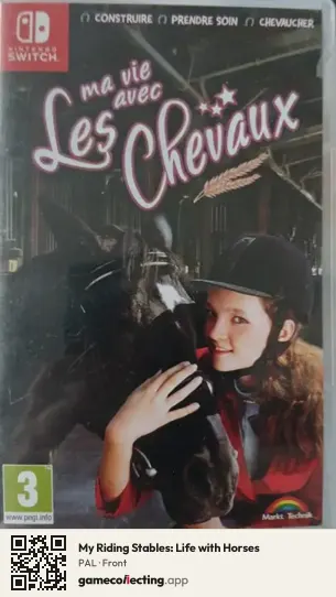 My Riding Stables: Life with Horses Nintendo Switch, PAL box front