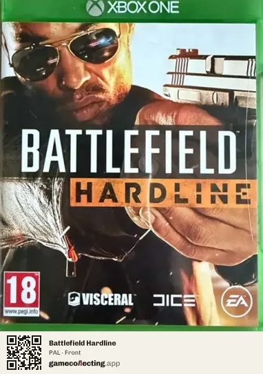 Battlefield Hardline Xbox One, PAL box front