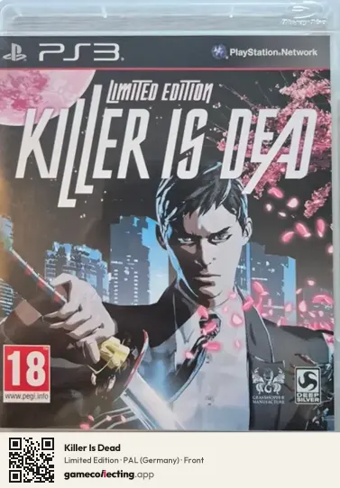 Killer Is Dead PlayStation 3, Germany box front