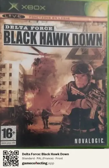 Delta Force: Black Hawk Down Xbox, France box front