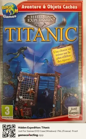 Hidden Expedition: Titanic Computer, France box front