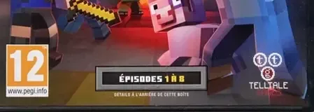 Minecraft: Story Mode: The Complete Adventure, the USK square on its front