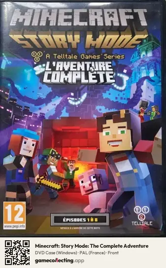 Minecraft: Story Mode: The Complete Adventure Computer, France box front